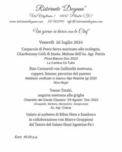 Un giorno in barca con lo Chef